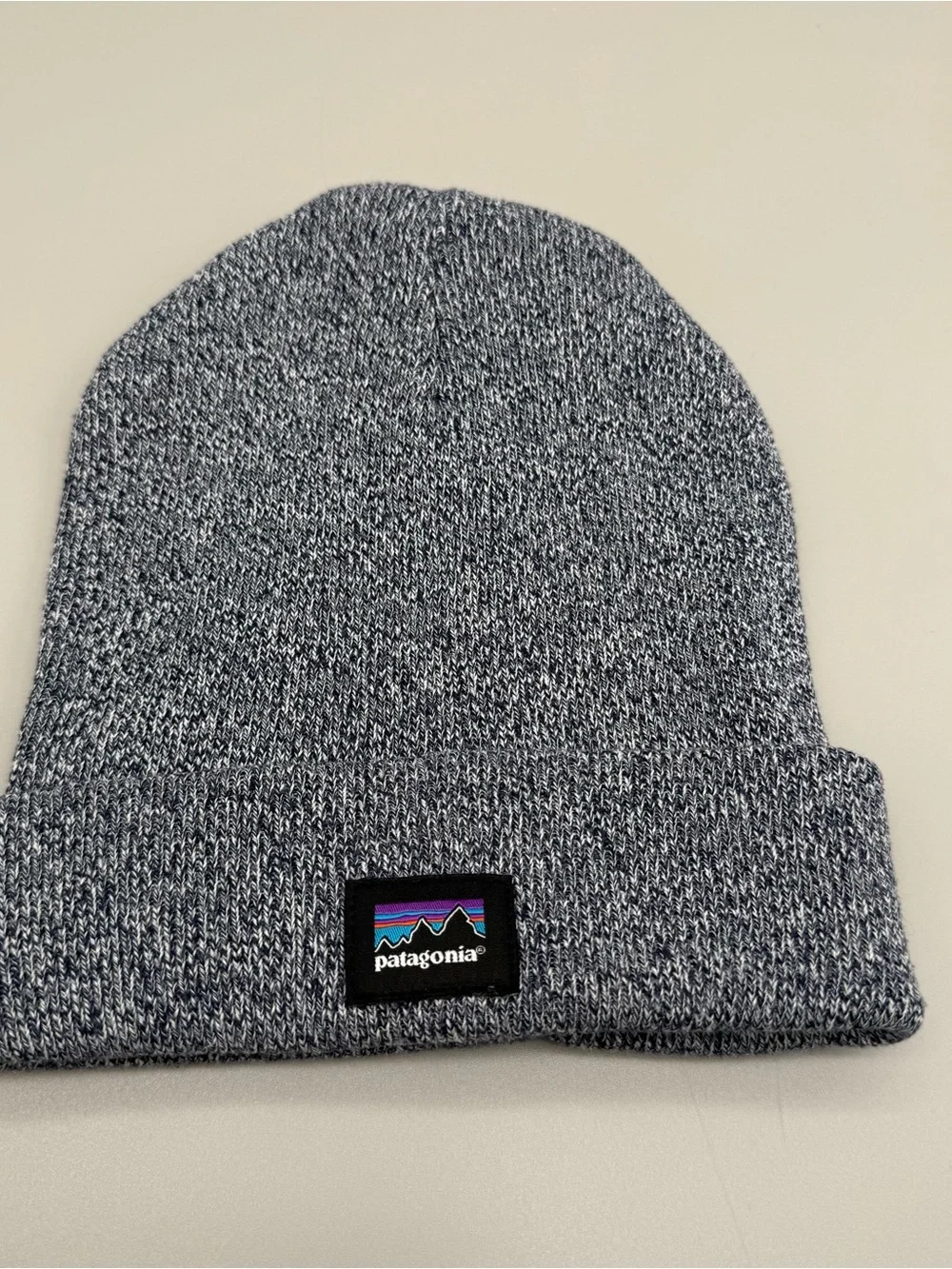 Patagonia Everyday Beanie Heathered Navy OS Unisex Outdoor Cabincore Gorpcore